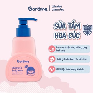 Sữa tắm trẻ em Borome công thức dịu nhẹ an toàn cho làn da bé dung tích 250ml