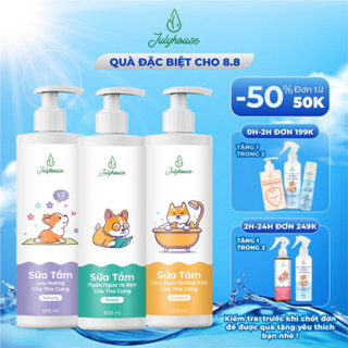 Sữa tắm cho chó mèo 150ml/500ml Julyhouse thơm mát khử mùi hôi