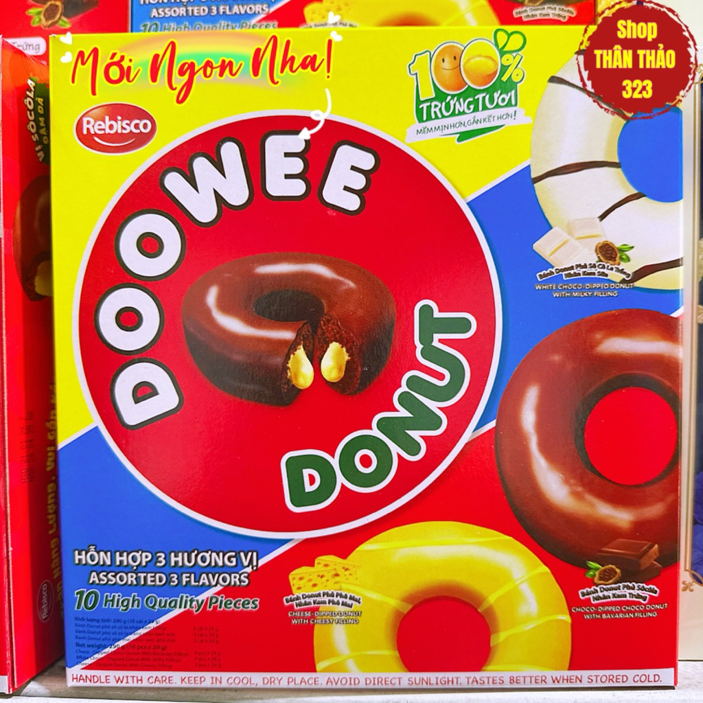 Mới - BÁNH DONUT DOOWEE 300g