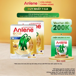 Combo 2 hộp Sữa Bột Anlene Gold Hương Vani 1.2kg