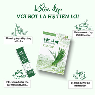 Bột hẹ nguyên chất Goce – 72g (24 gói x 3g)