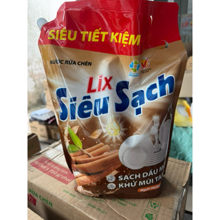  Nước Rửa Chén LIX 3.2kg Siêu Sạch Hương Chanh  trà xanh  cam quế 