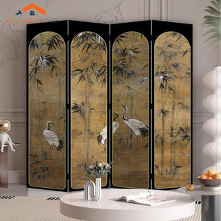 (KHÔNG KÈM CHÂN) Vách ngăn bình phong 2 mặt  sắc nét khung gỗ mặt vải canvas đẹp - Tranhviet247