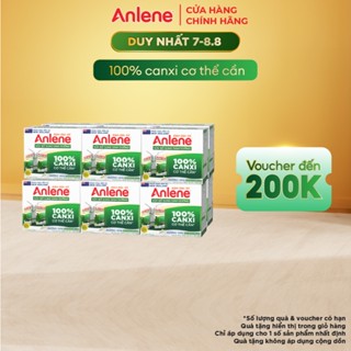 Thùng 48 hộp sữa nước Anlene hương Vani đậm đặc ít béo 125ml