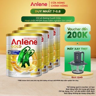 Combo 4 lon Sữa Bột Anlene Gold Hương Vani 800g