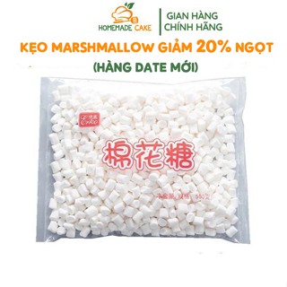  Kẹo Marhmallow giảm 20% ngọt  Date Mới Không Chảy  500gr Kẹo bấc trắng nguyên liệu làm kẹo Nougat 