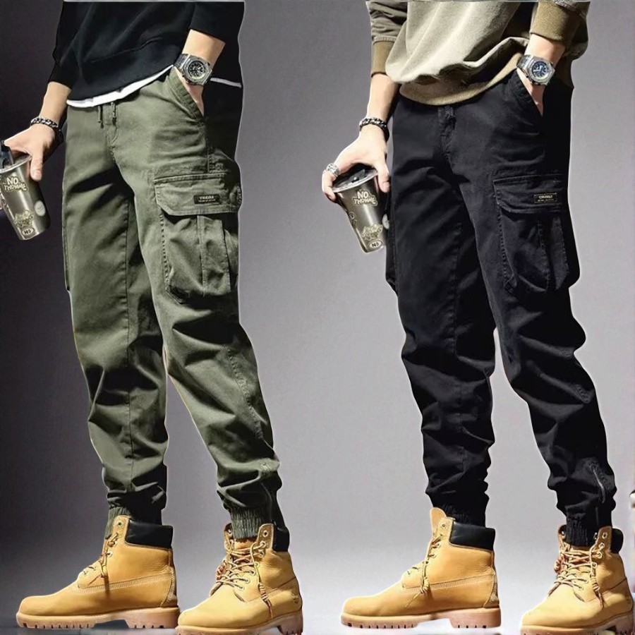 Quần Jogger Nam - JG3 Quần Jogger Nam Kaki Túi Hộp Thiết Kế Lưng Thun Cao Cấp XSHOP