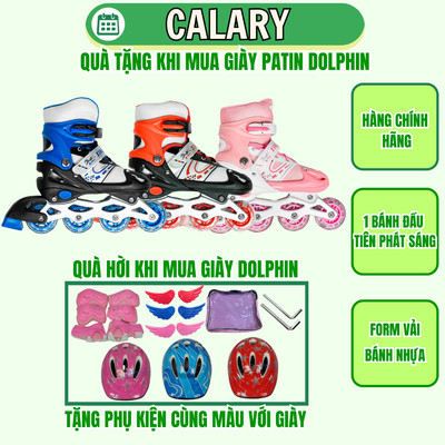 [Tặng Kèm Bảo Vệ Tay Chân] Giày Trượt Patin Centosy Dolphin Có 1 Bánh Đèn Phát Sáng, Chỉnh Được Size Tiện Lợi ,An Toàn