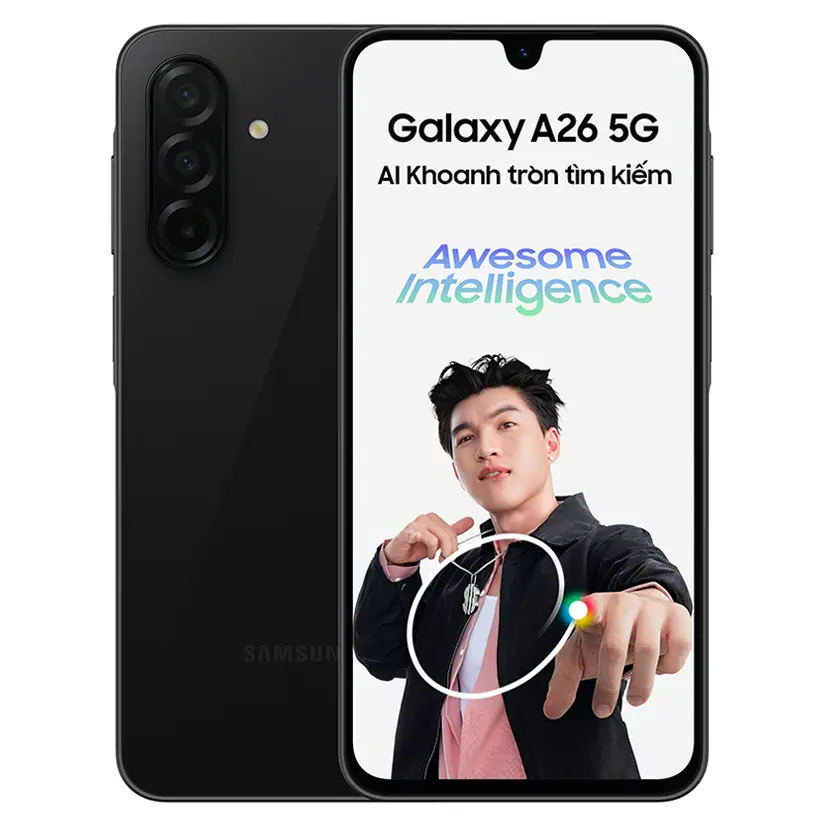 [Kích hoạt BH 01/05/2026] Điện thoại Samsung Galaxy A26 5G 8GB 128GB | BigBuy360 - bigbuy360.vn