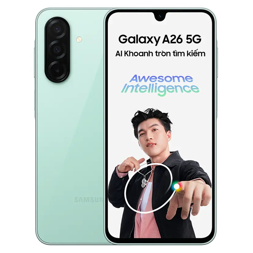 [Kích hoạt BH 01/05/2026] Điện thoại Samsung Galaxy A26 5G 8GB 128GB | BigBuy360 - bigbuy360.vn