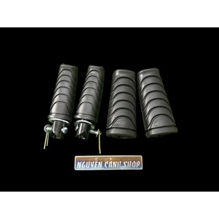  2 Cặp Gác Chân Trước Sau Xe Wave S110 RSX BLADE FUTURE 125 mẫu zin 