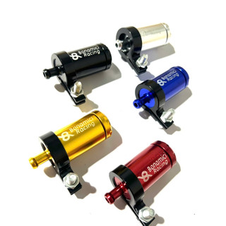 Bình dầu kèm dây dầu 25cm trong suốt bonamic gắn nhiều dòng xe