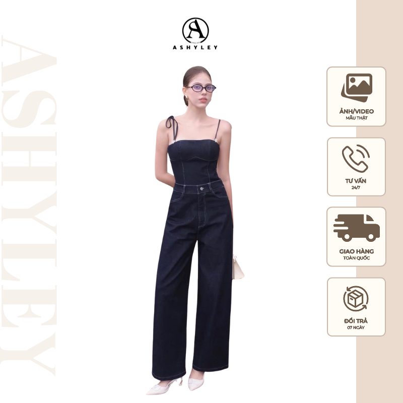 [Jum] Ashyley Lanne Set - Jum suit cúp ngực quần dài