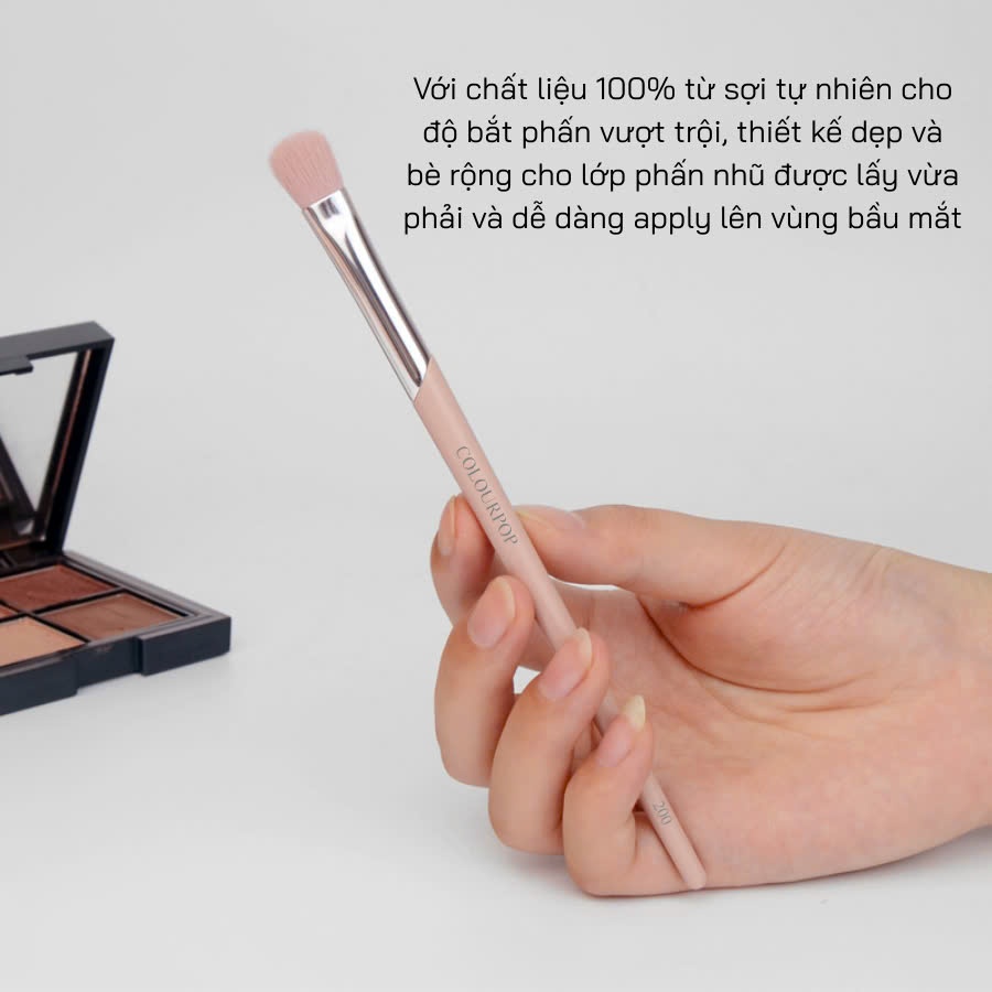 Cọ trang điểm tán bầu mắt chuyên nghiệp lông siêu mềm COLOURPOP eye shadow C200