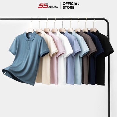 Áo Polo Nam Classic 5S FASHION Chất Mát, Thoáng Khí, Thiết Kế Trơn, Nhiều Màu, Lịch Sự, Dễ Phối Đồ APC030