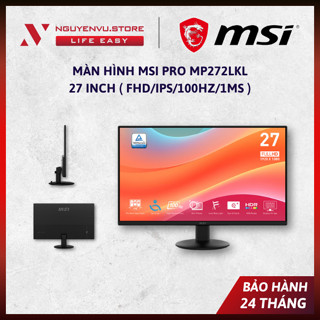 [CHÍNH HÃNG] Màn Hình MSI PRO MP272LKL 27 inch ( FHD/IPS/100Hz/1ms ) - [BẢO HẢNH 2 NĂM]