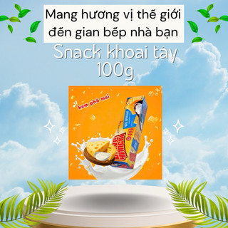  Bánh Snack Khoai Tây Nhập Khẩu Từ Nga 100g – Giòn Ngon Nhiều Vị 