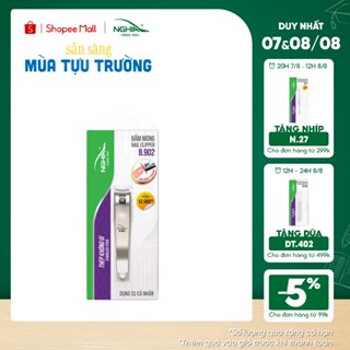 Bấm Móng Tay Chân Thép Không Gỉ KỀM NGHĨA B.902 - Lưỡi Cong (Loại Lớn)