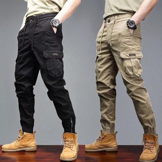 Quần Jogger Kaki - JG3 Jogger Túi Hộp Cao Cấp Nam Cạp Chun Bo Gấu Vải Kaki Xịn MQ LUXURY 68