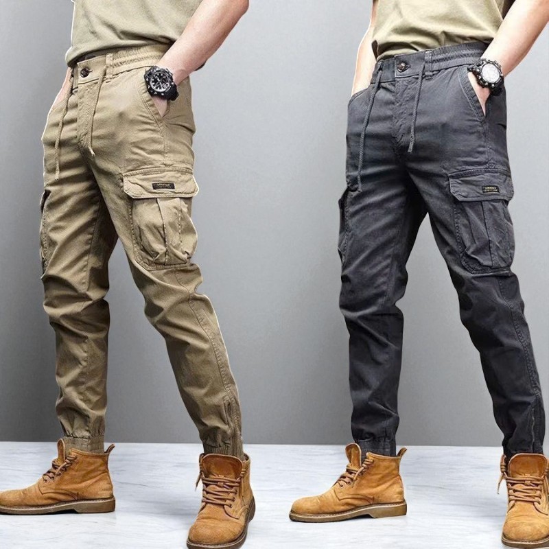 Quần Jogger Kaki - JG3 Jogger Cao Cấp Thiết Kế Túi Hộp Cạp Chun Bo Gấu MQ LUXURY 68