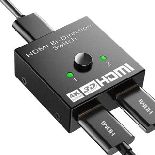 Bộ chia gộp HDMI 2 chiều 1 ra 2 hoặc 2 vào 1 hỗ trợ 4K UHD 3D HDMI Switch không cần nguồn