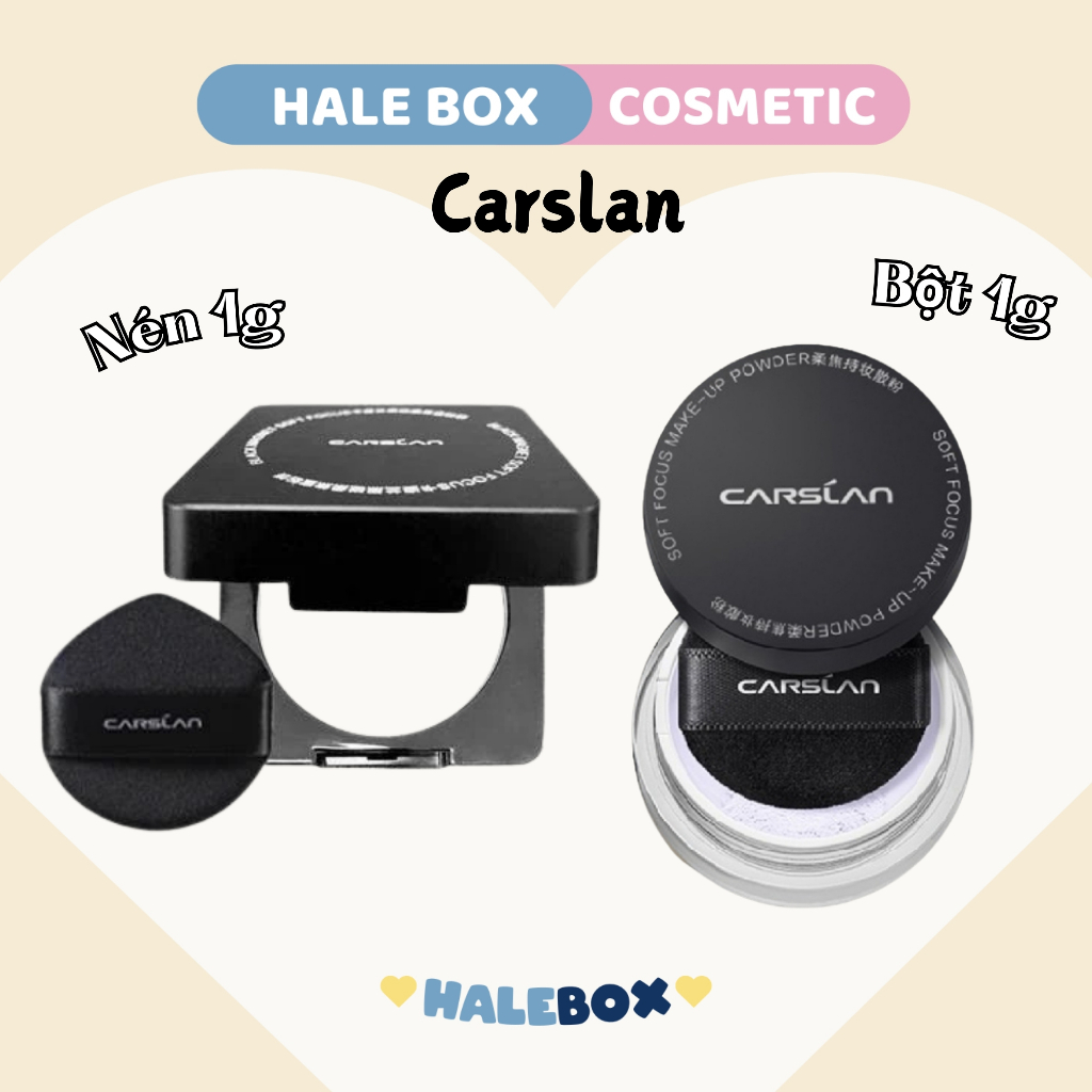 [Mini] Phấn Phủ Carslan Kiềm Dầu Dạng Bột - Nén 1g