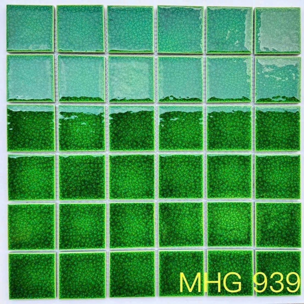 Gạch mosaic gốm sứ MHG 939 Men rạn 2 lớp (Combo 20 vĩ 1,873m)