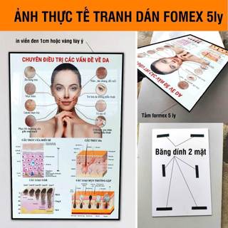 BỘ 3 TRANH SPA DƯỠNG SINH, COMBO 3 TRANH FOMEX DÁN TƯỜNG, tặng băng dính