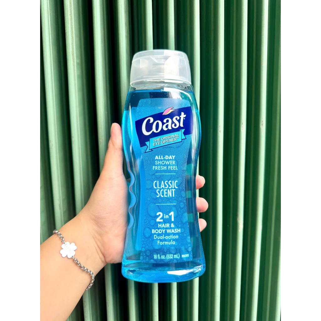 Coast Tắm Gội 2IN1 của Mỹ chai 532ml