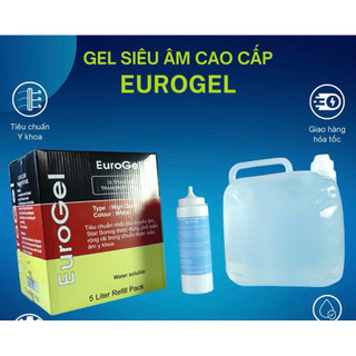 Gel siêu âm Euro trắng (Can 5 lít) – Gel Lạnh Dùng Cho Triệt Lông, Siêu Âm