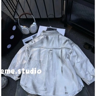 BABYBUY VIP (CK0019) - Áo sơ mi dài tay màu trắng ghi loang phối chữ cho bé