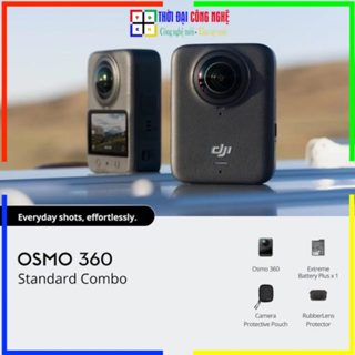 DJI Osmo 360 cảm biến HDR 1 inch kép, quay video 360° 8K, ảnh 360° 120MP, quay slow motion 4K/100fps. Bảo hành 12 tháng.