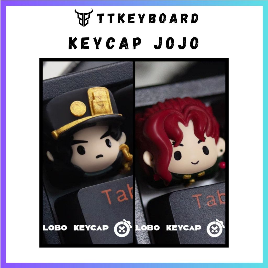[Hỏa Tốc] Keycap Artisan JoJo | Keycap Custom Bàn Phím Cơ Chất Liệu Resin Cao Cấp | Chính Hãng Lobo 