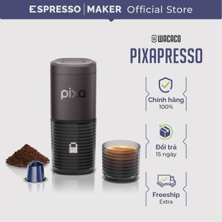  Wacaco Pixapresso - Máy pha cà phê Espresso cầm tay chạy pin  Dùng được với viên nén Nespresso  