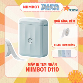  NIIMBOT D110M + Tặng Label  BH 1 năm  Máy in nhãn cầm tay Bluetooth in label cho kinh doanh online văn phòng và gia đìn 