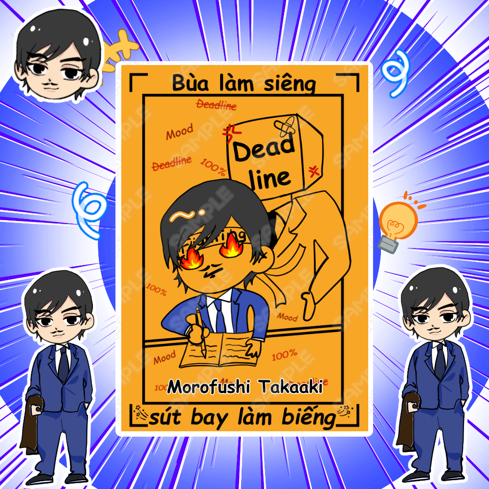 Card Conan Khổng Minh Morofushi Takaaki , Card Anime Thám Tử Lừng Danh Conan, Detective Conan