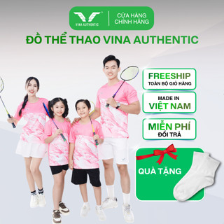 QUÀ CHO ĐƠN 209K-Áo Đồng Phục Cầu Lông Gia Đình AVT63 -Gắn Kết Yêu Thương, Áo Cầu Lông Trẻ Em, Pickleball, Tennis