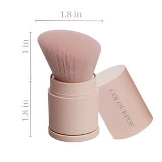 Cọ tán má hồng kem - tán nền mini có nắp đậy COLOURPOP Kabuki Multi purpose C122