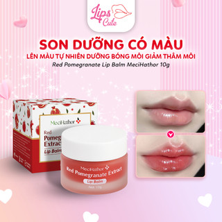 SON DƯỠNG CÓ MÀU LÊN MÀU TỰ NHIÊN DƯỠNG BÓNG MÔI GIẢM THÂM MÔI MeciHathor 10G
