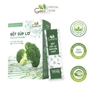 Bột súp lơ nguyên chất Goce (Bông cải xanh) - 72g (24 gói x 3g)