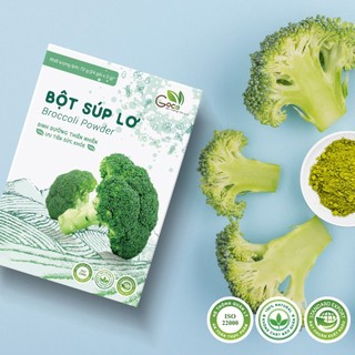 Bột súp lơ nguyên chất Goce (Bông cải xanh) - 72g (24 gói x 3g)