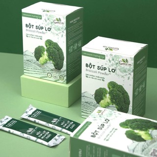 Bột súp lơ nguyên chất Goce (Bông cải xanh) - 72g (24 gói x 3g)