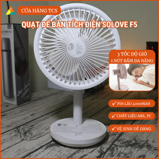  Quạt để bàn tích điện XM ALSolove F5 pin 4000mAh 