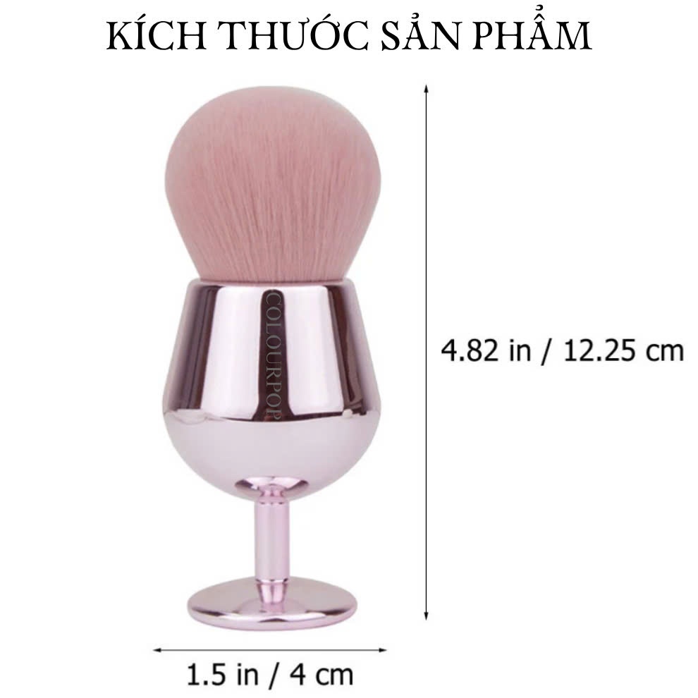 Cọ Phủ Phấn Siêu Mềm Có Tay Cầm COLOURPOP Powder Kabuki C166