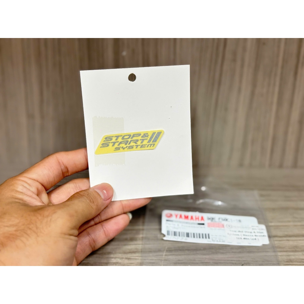 Tem chử Stop & Star System ( Nozza Grander 125 đèn Led ) ( Miếng )