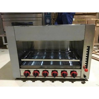 Lò nướng công nghiệp Salamander 10 họng gas Nướng thịt, cá, hải sản, rau củ, bánh...