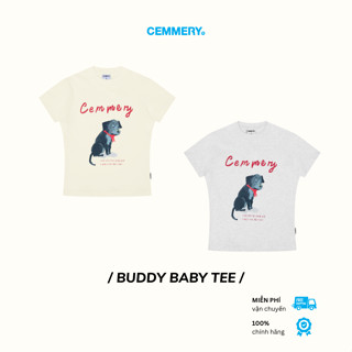 Áo Baby Tee CEMMERY Local Brand Chính Hãng Buddy Baby Tee Vải Cotton 2 Chiều Hình In Lụa 2 Màu