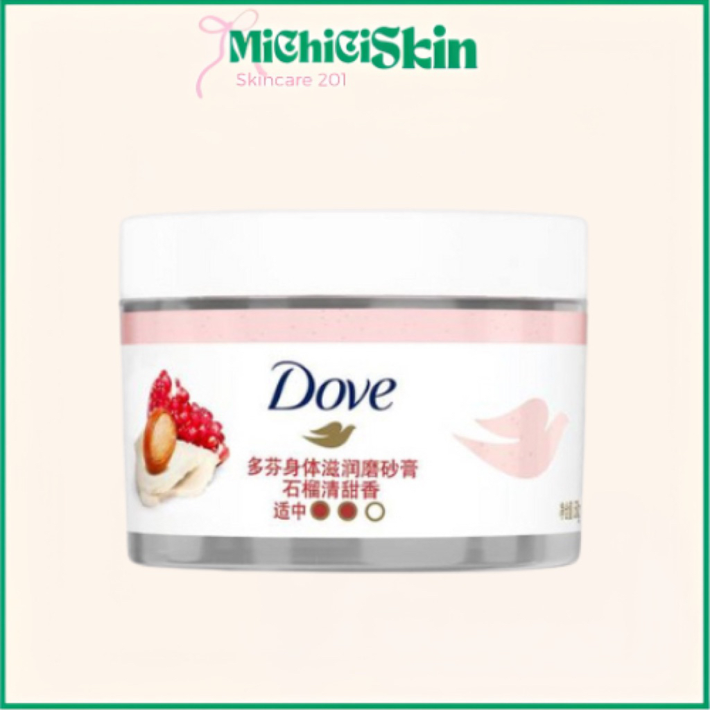 [MICHICI Skin] Kem Tẩy Da Chết Dove Toàn Thân Hương Lựu Đỏ Mini - 50g