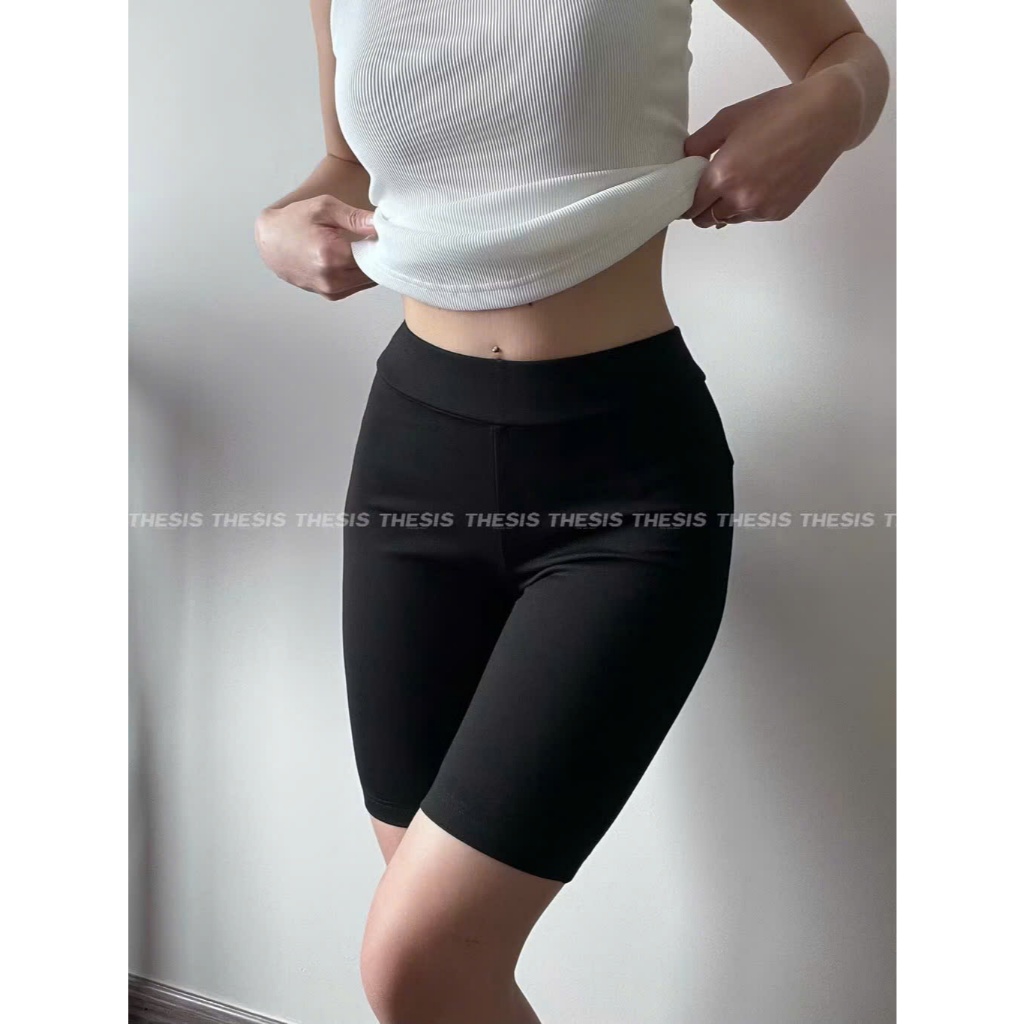 QUẦN LEGGING LỬNG - Quần legging dày dặn co giãn THESIS