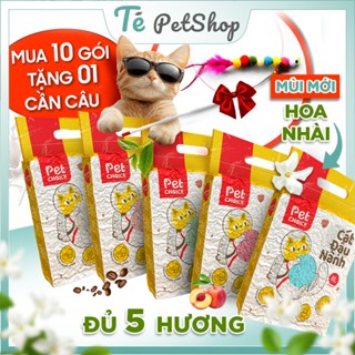 PETCHOICE - Cát đậu nành cho mèo, cát hữu cơ vệ sinh cho mèo 6L/2kg
